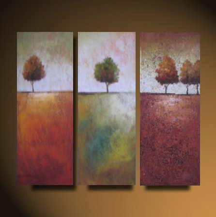 Dafen Oil Painting on canvas tree -set522 - Click Image to Close